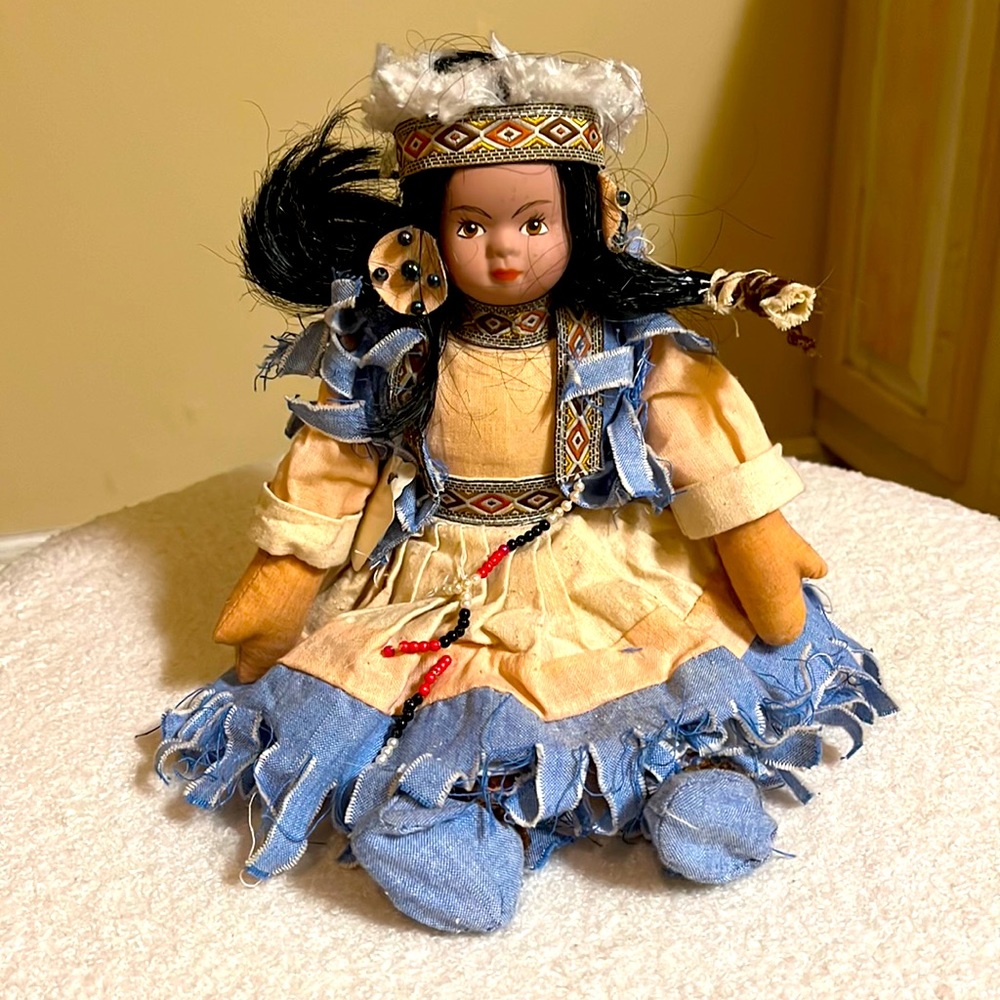 Vintage ceramic doll